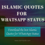 Islamic Quotes for whatsapp status