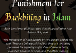 Punishment For Backbiting in Islam Hadith