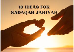 sadaqah jariyah ideas