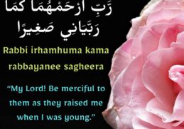 Rabbir Hamhuma Kama Rabbayani Sagheera Meaning in English
