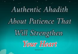 Hadith on Sabr (Patience) in Islam
